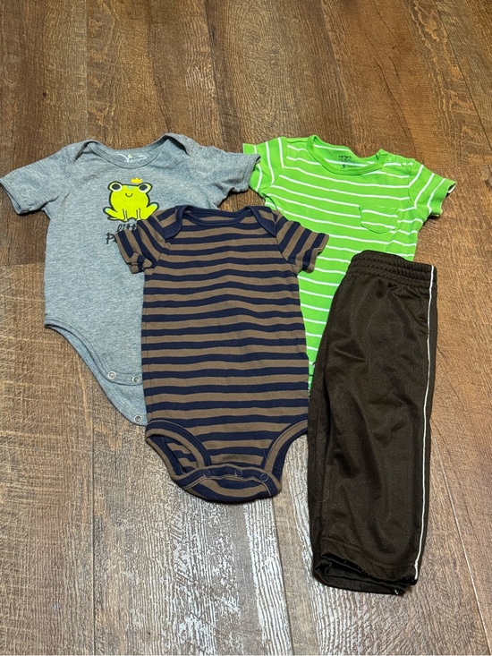Carter's Other - 🌼4/$25🌼Baby Boy 9 Month Onesie and Pant Bundle